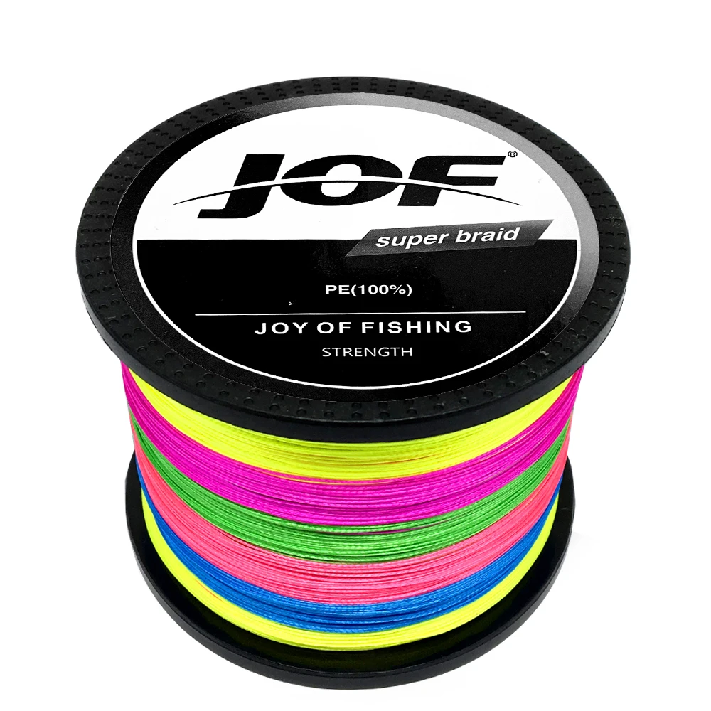 JOF 500M 300M PE Braided Fishing Line 4 Strand 10-120LB Multifilament Fishing Line for Carp Fishing Wire