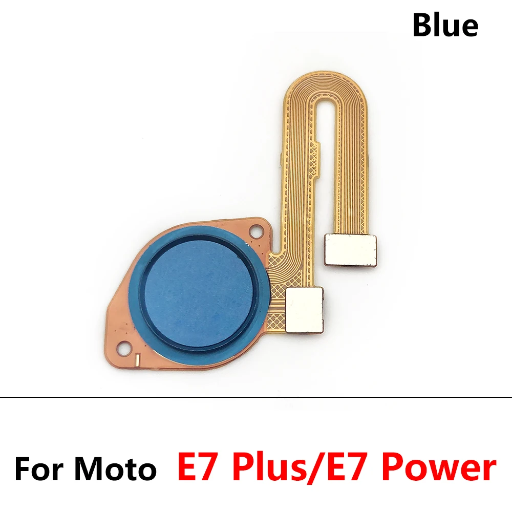 Fingerprint Scanner For Moto G9 Play One Hyper G Power E7 Plus Home Button Fingerprint Menu Return Key Sensor Flex Cable