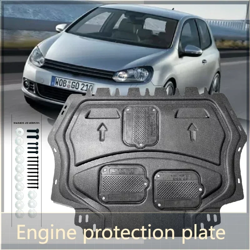 

Для VW Golf 6 2010-2014 черный под защитной пластиной двигателя, брызговик, грязезащитный чехол на крыло, защита от брызговика