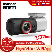 Sameuo U700SE Dash Cam Dvr Car Camera Video Recorder Black Box Dashcam Auto WiFi Night Vision G-Sensor Loop Recording For Cars