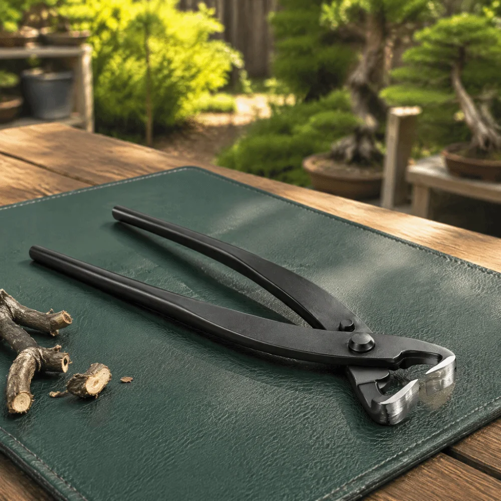 Premium Ply Steel Bonsai Trunk Splitter Ergonomic Handles Black Bonsai Tool Durable Styling Cutter Garden Bonsai Projects