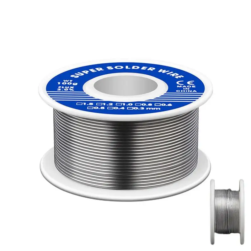 Electronic Soldering Wire Solder Wires Rosin Core Tin Multipurpose Welding Flux Iron Wire Reel Diamater Home Accessories