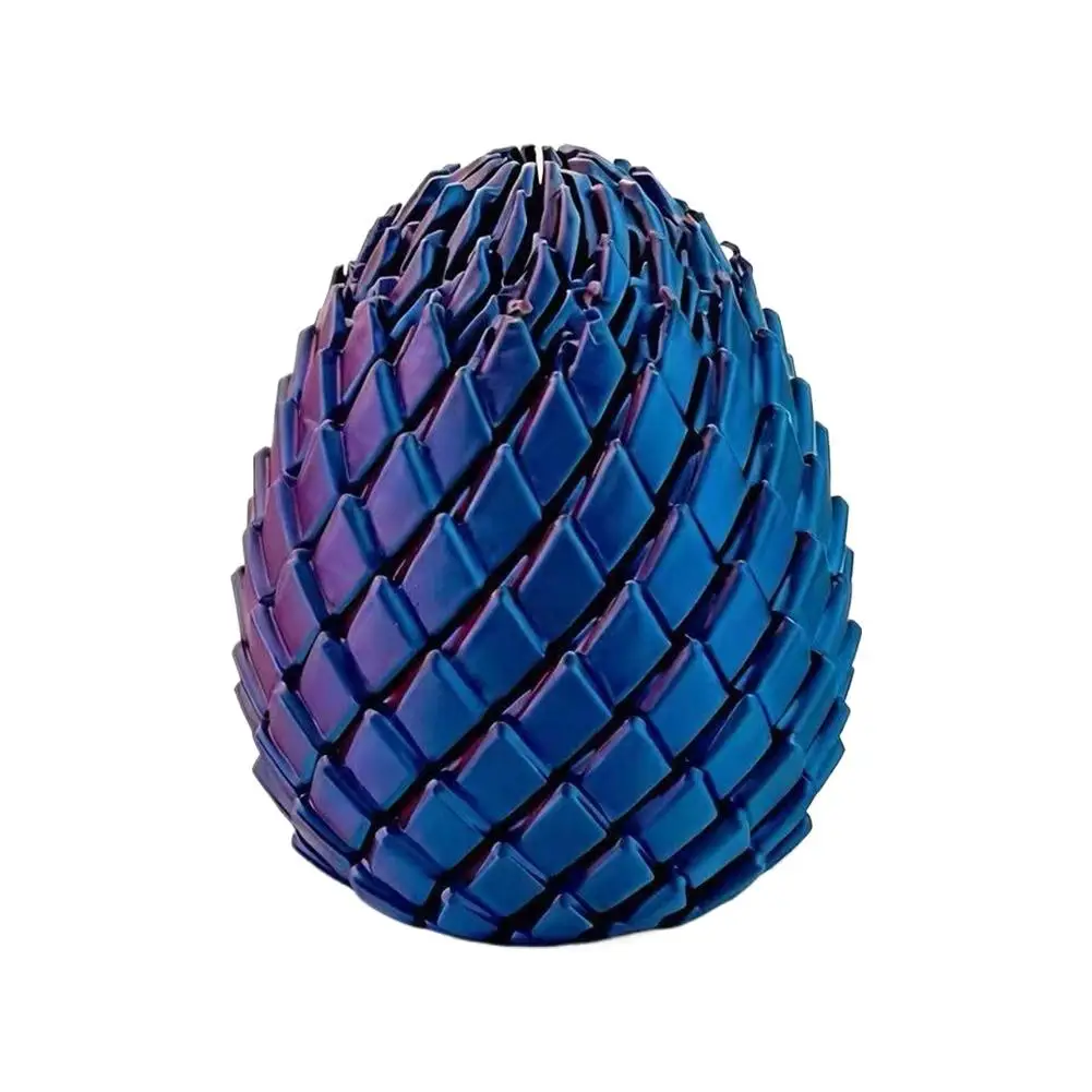 3D-Gedrucktes Drachenei Stressabbau-Spielzeug, Artikuliertes Dehnbares Sensorisches Fidget-Spielzeug, Verformbares Drachenei-Geschenk für Kinder und Erwachsene – Detail 21