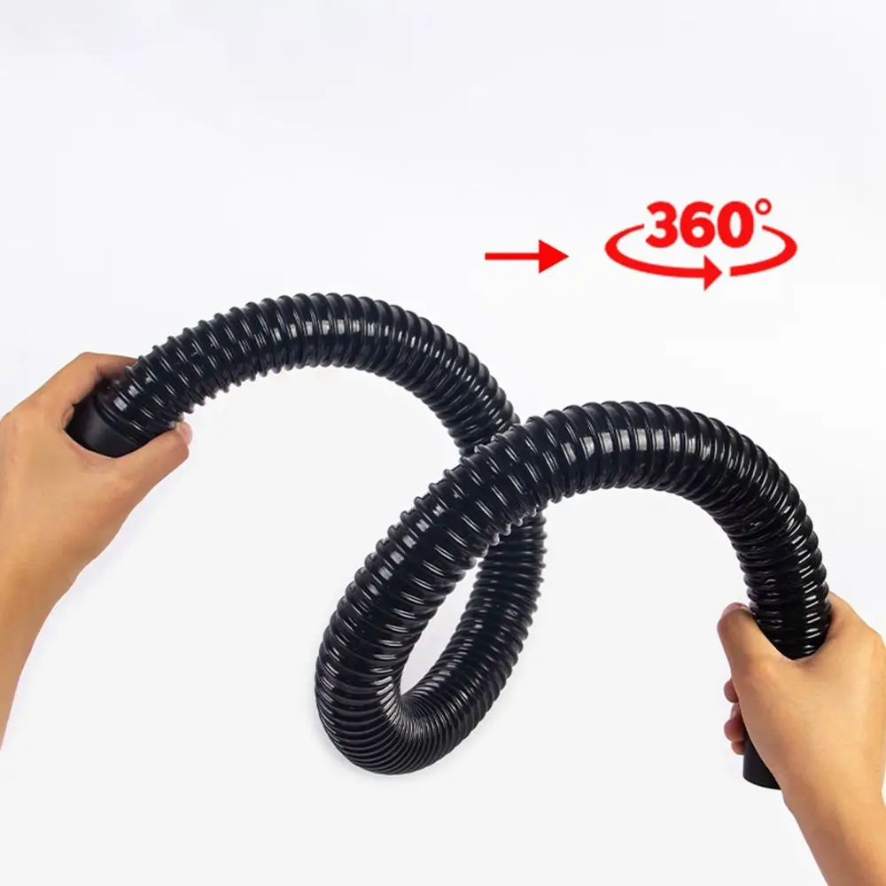1Pcs I.D 20/25/32/40mm Corrugated Hose Inlet Outlet Hose Soft Aquarium Corrugated Pipe Rubber Head with Clamps Fish Tank Tube