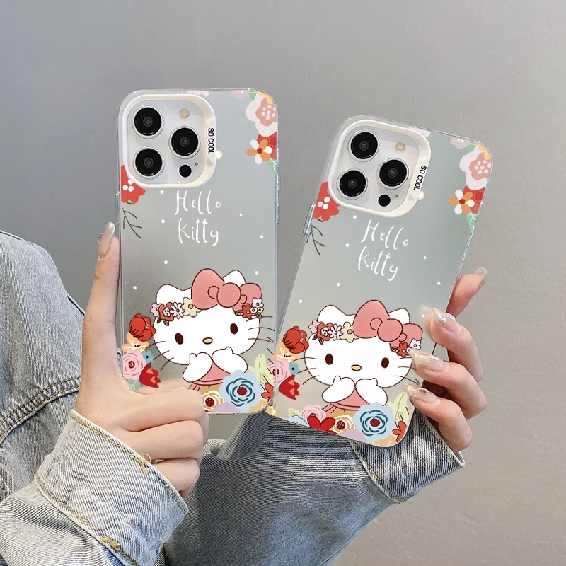 Hallo Kitty Katze Bogen Cartoon Nette Fall Für OnePlus 11 12 11R ACE 3 2 3V 2V 3 Pro Nord 3 N20 SE N30 SE N300 PC Telefon Fall Abdeckung