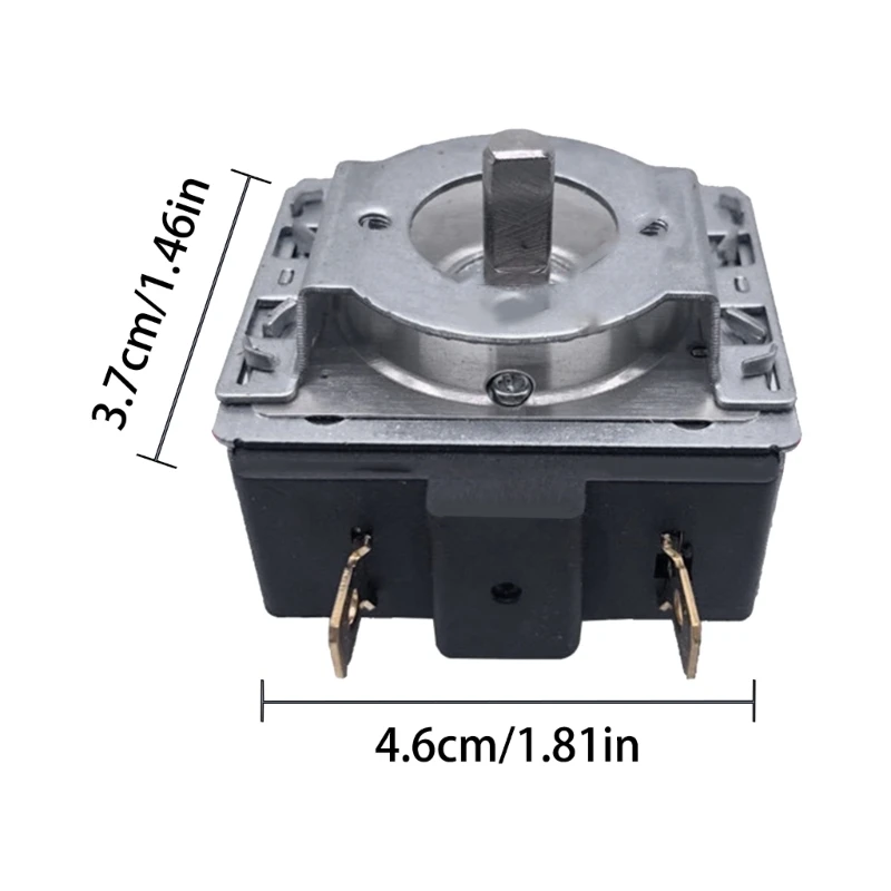 Verzögerungs-Timer-Schalter, Zeitregler für elektronische Mikrowelle, Herd, Luftfritteuse, Teil, Voll-/Halbrundschaft,