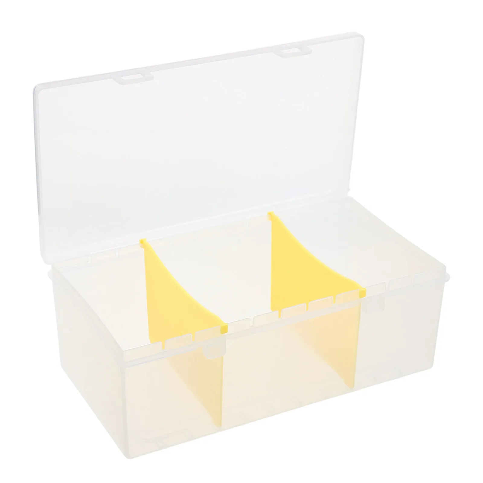 2Pcs Clear Battery Storage Organizer Box Plastic Stackable Removable Dividers Aa Aaa 9V Batteries Holder Battery Holder Box