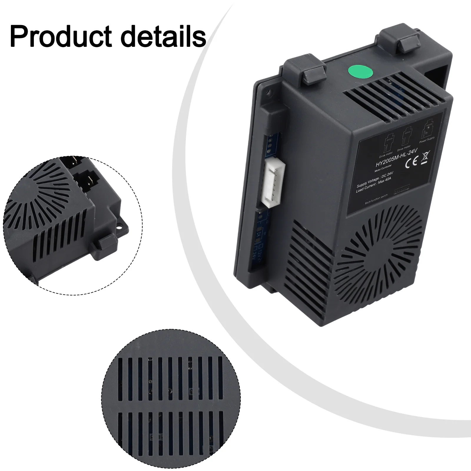 HY2005M-HL-24V 24V Empfänger-Controller mit Verzögerungsfunktion für 2.4G-Fernbedienung von elektrischen Kinderautos – Detail 13