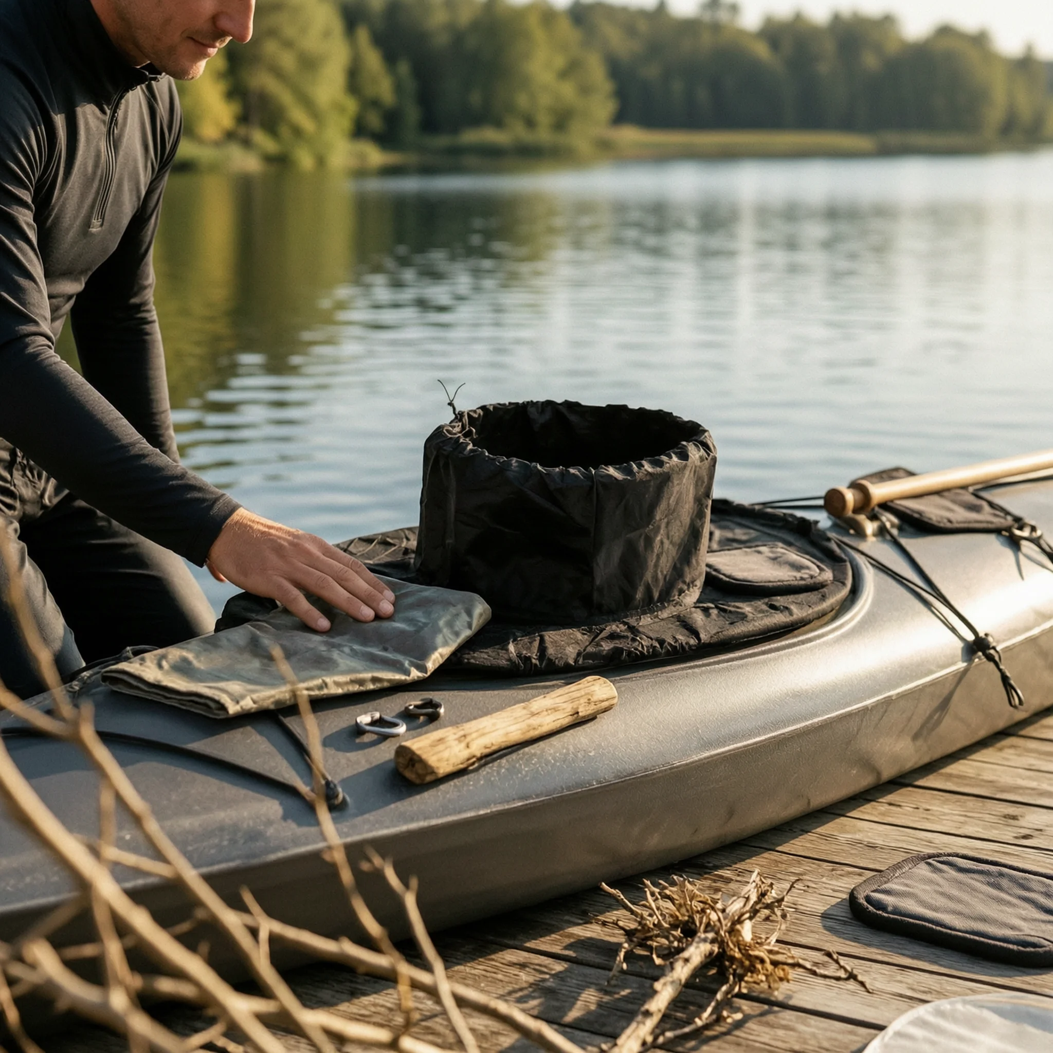 Housse Cockpit Impermeable Kayak Accessory Wide Bord Large Cockpit Protection for Recreational Water Sports