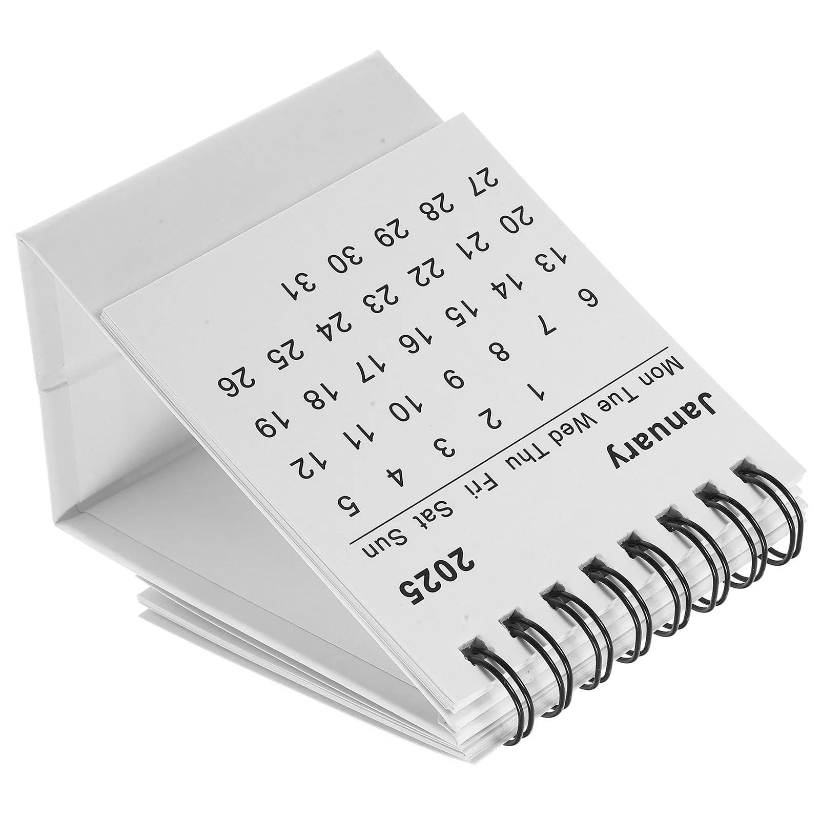 Mini Desk Calendar Decorative Standing Note Office Calendars 2024-2025 Small Daily Use Whiteboard