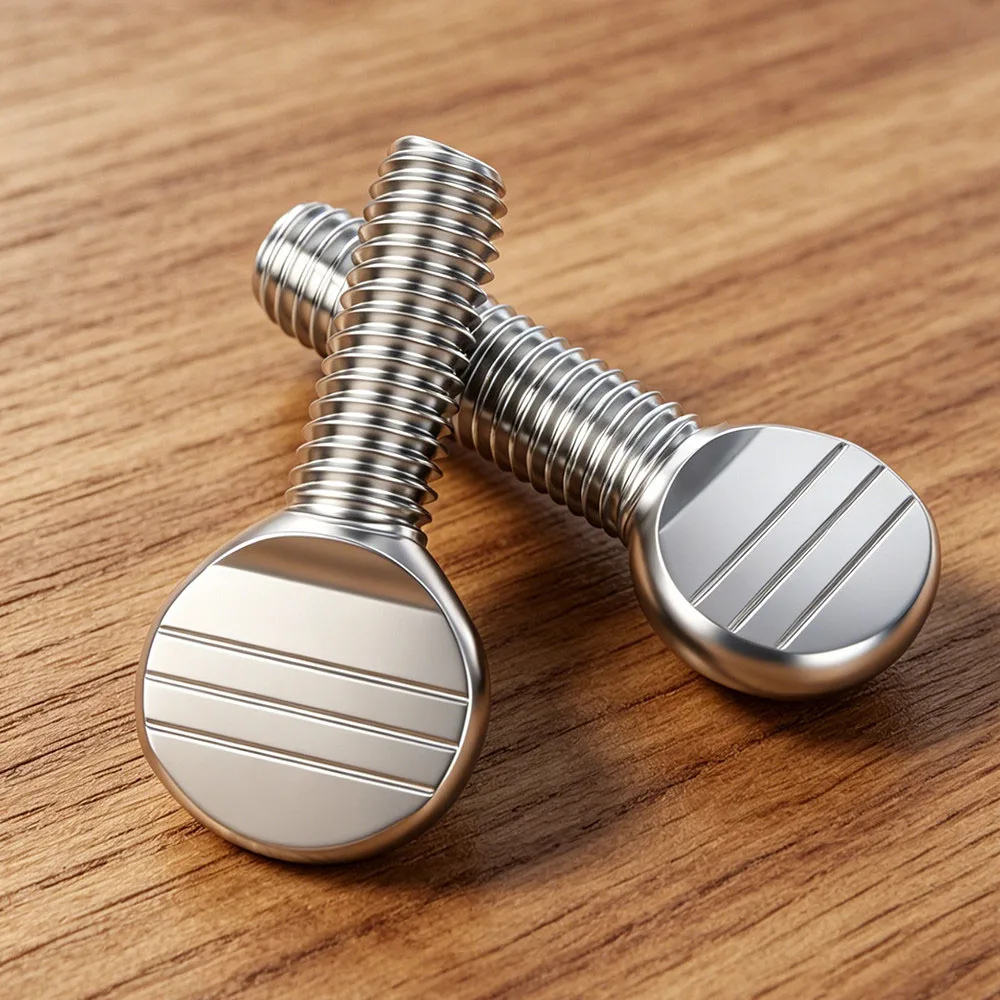 M4 M5 M6 M8 M10 304 Stainless Steel Hand Screw Table Tennis Racket Screw / Thumb Screw