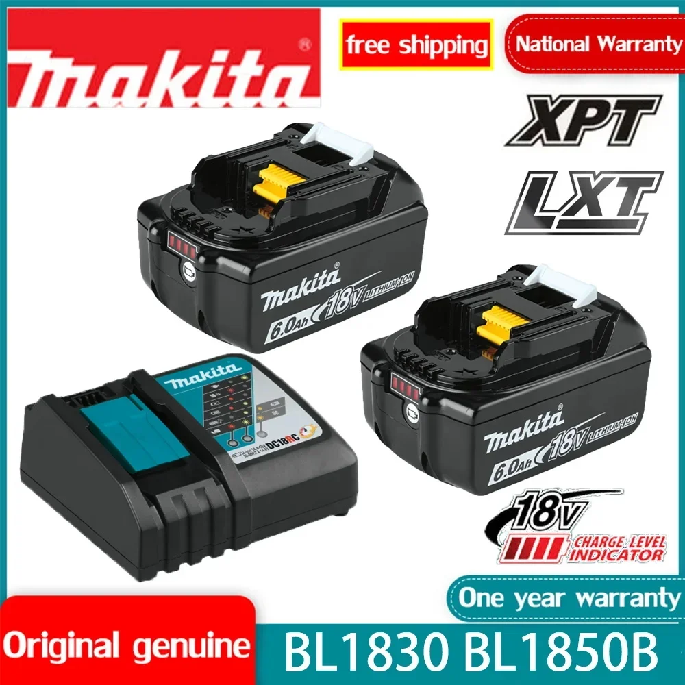 

Аккумуляторная батарея Makita BL1860B BL1860BL1850 BL1830, 100% мАч, 18 в