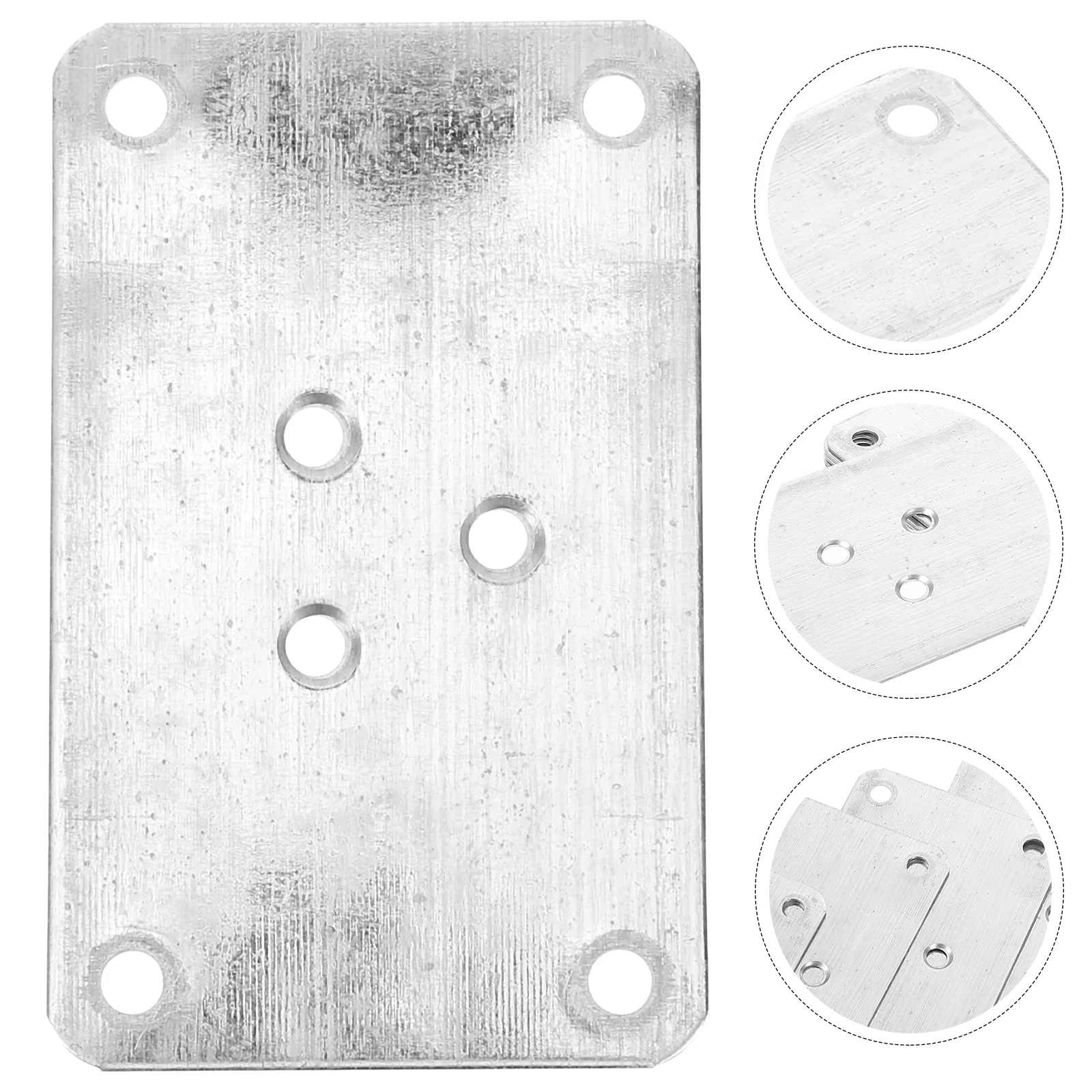 

5 Pcs Gasket Sofa Furniture Connecting Piece Table Legs Attachment Plates for Iron Brackets