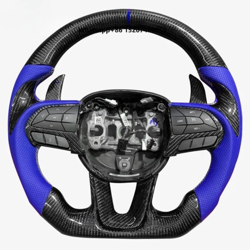 High Quality Bright Twill Carbon Fiber Steering Wheel for  Cars