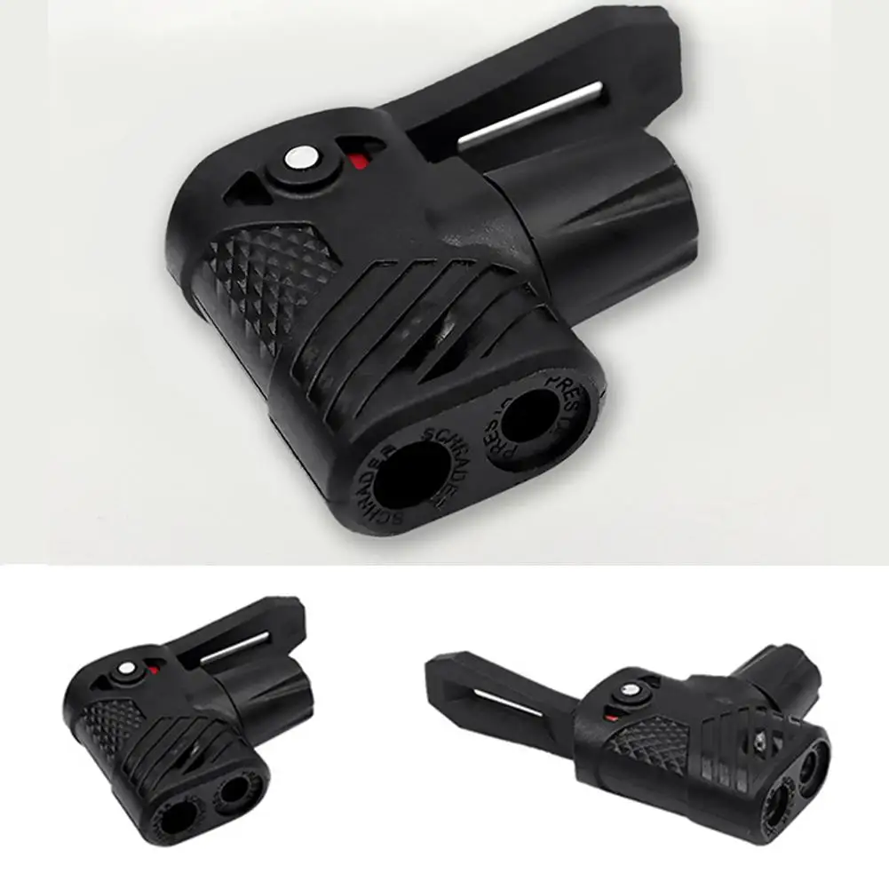 Bicycle Inflatable Nozzle Valve Convertor Adapter Bicycle Accessories Compatible For Schrader Valve Presta Valves Dunlop-Valve