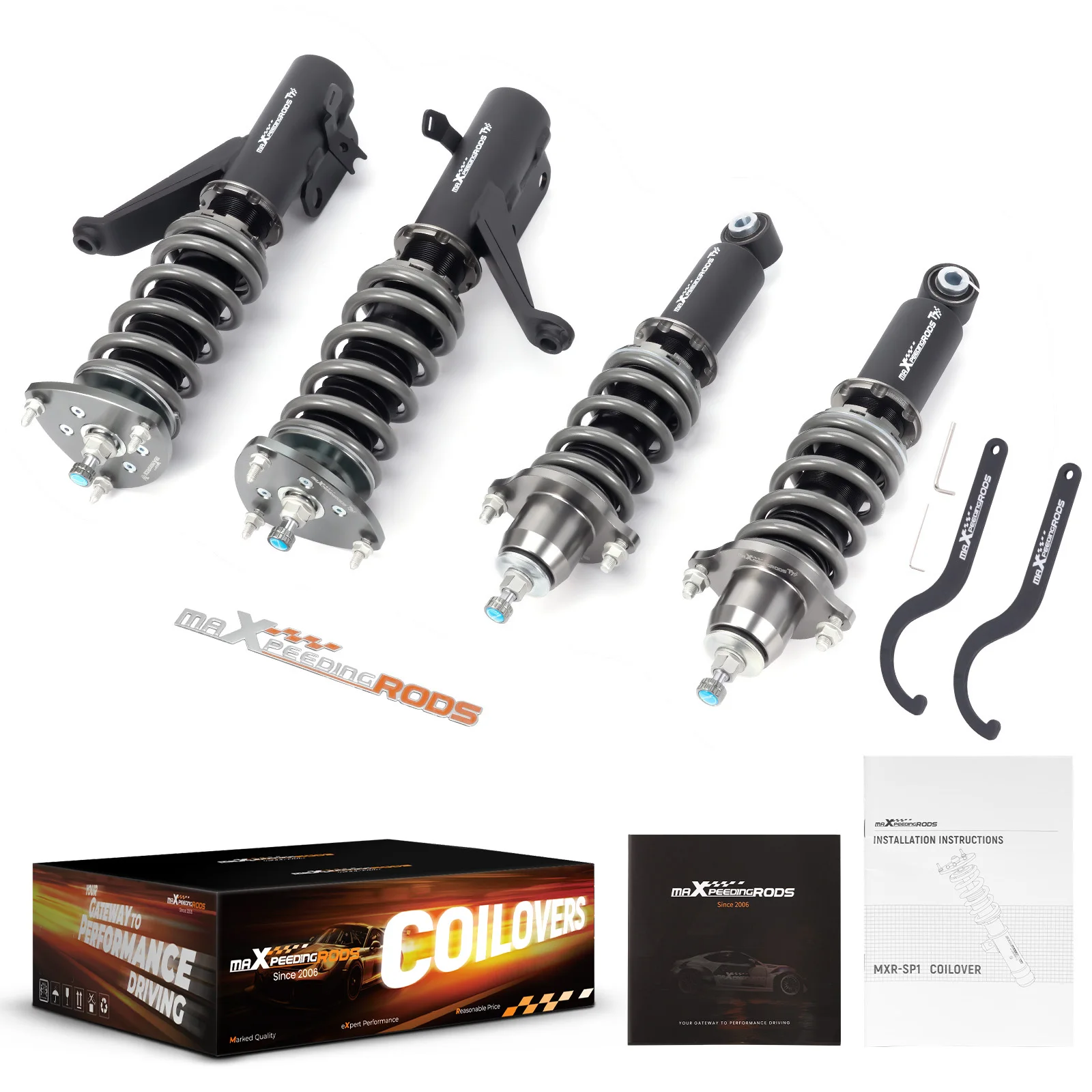 

MaXpeedingrods T7 Front & Rear Coilovers Lowering Kit for Honda CR-V 02-06