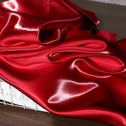 Luxury Glossy Metallic Liquid Satin Fabric Galaxy Shiny Water Gloss Silk Satin Fabric for Dress Suit Clothing Designer Material