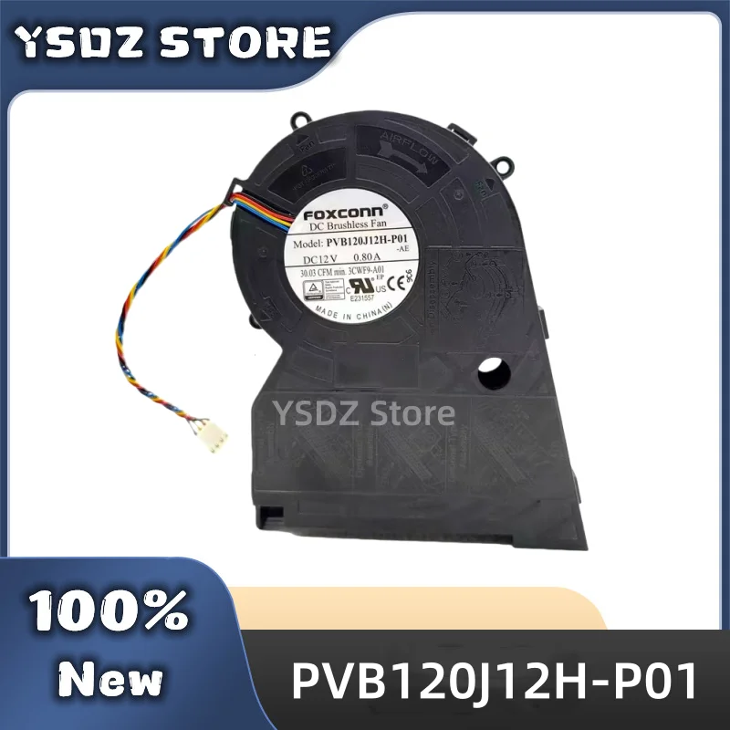 PVB120J12H-P01 4-wire DC12V 0.80A High speed centrifugal fan cooling fan for all-in-one computer CPU