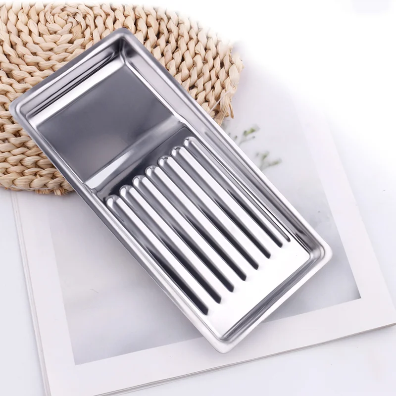 Stainless Steel Dental Medical Tray Disinfection Surgical Storage Plate Dentist Lab Instrument Tray Place Box For Tattoo Medical view 4