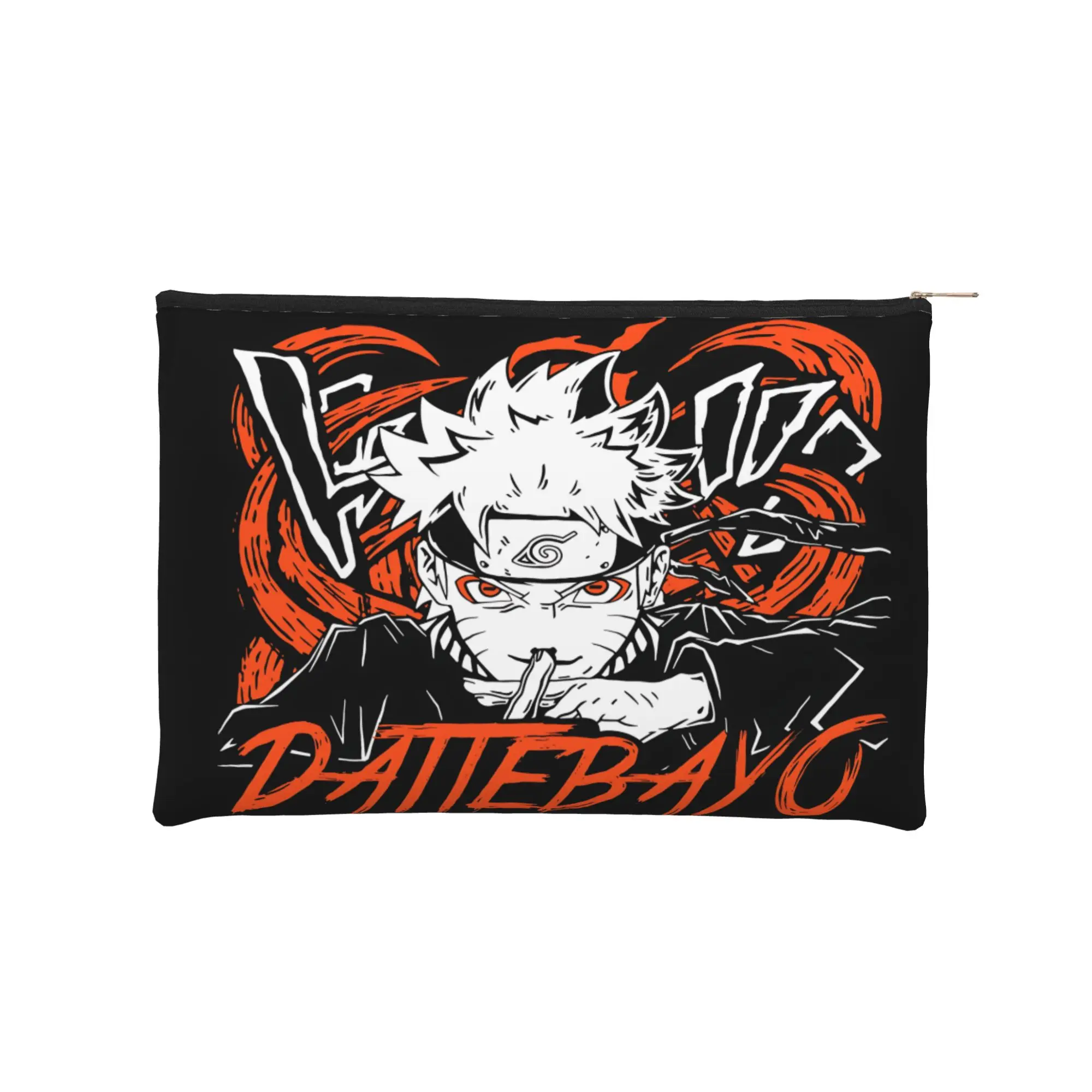 anime Lightweight Cute pouch Naruto anime comic Makeup Bag  Toiletry Bag with Zipper Makeup Organizer