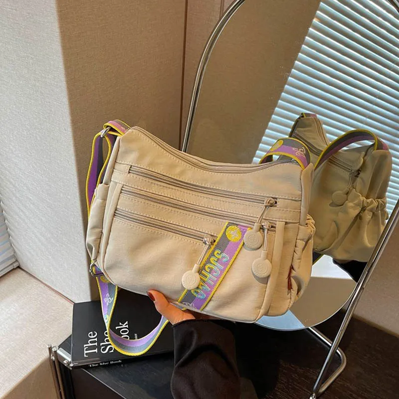 Popular Fashionable Simple Daily Bucket Bag 2026 Large Capacity Shoulder Bags Retro Crossbody Bags For Commuting