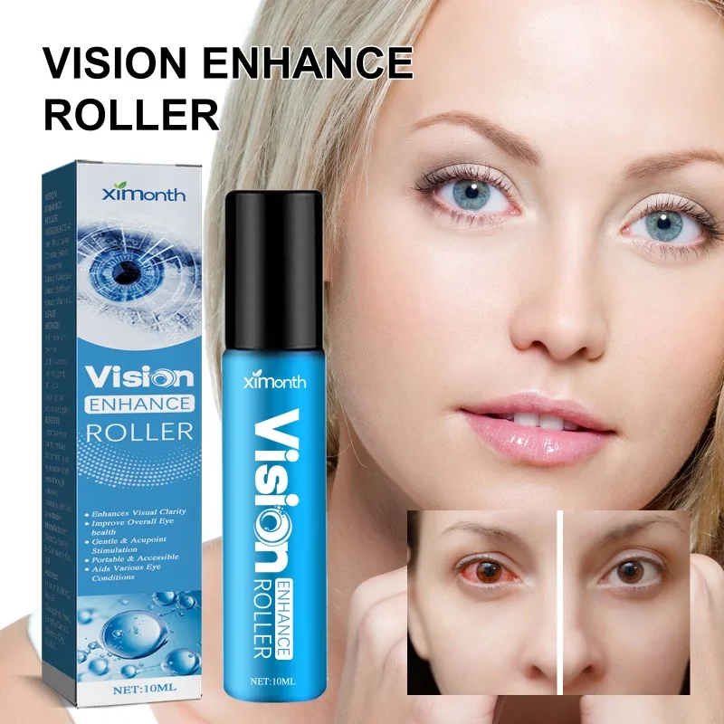 Vision Enhance Roller Gentle Relief Eye Fatigue Reduce Discomfort Moisturizing Eye Massage Roller for Women Men Popular Roller