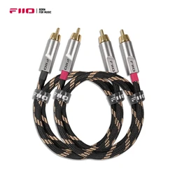 FiiO LR-RCA4 Dual RCA 5N silver-plated Pure Copper Analog Audio Cable