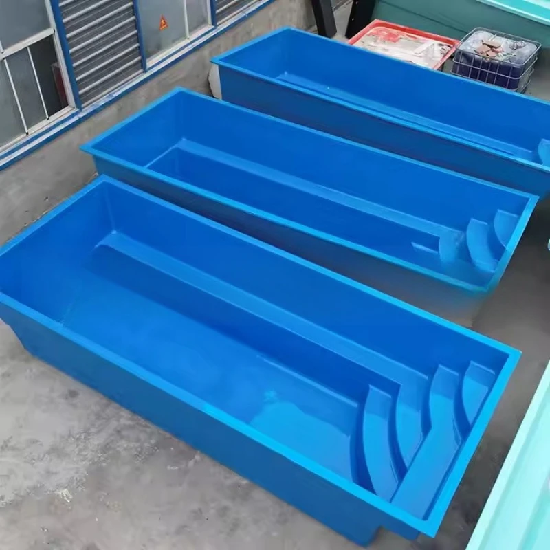 

Большой уличный бассейн-сплавучка из стекловолокна для всей семьи: для двора, дома, спортзала