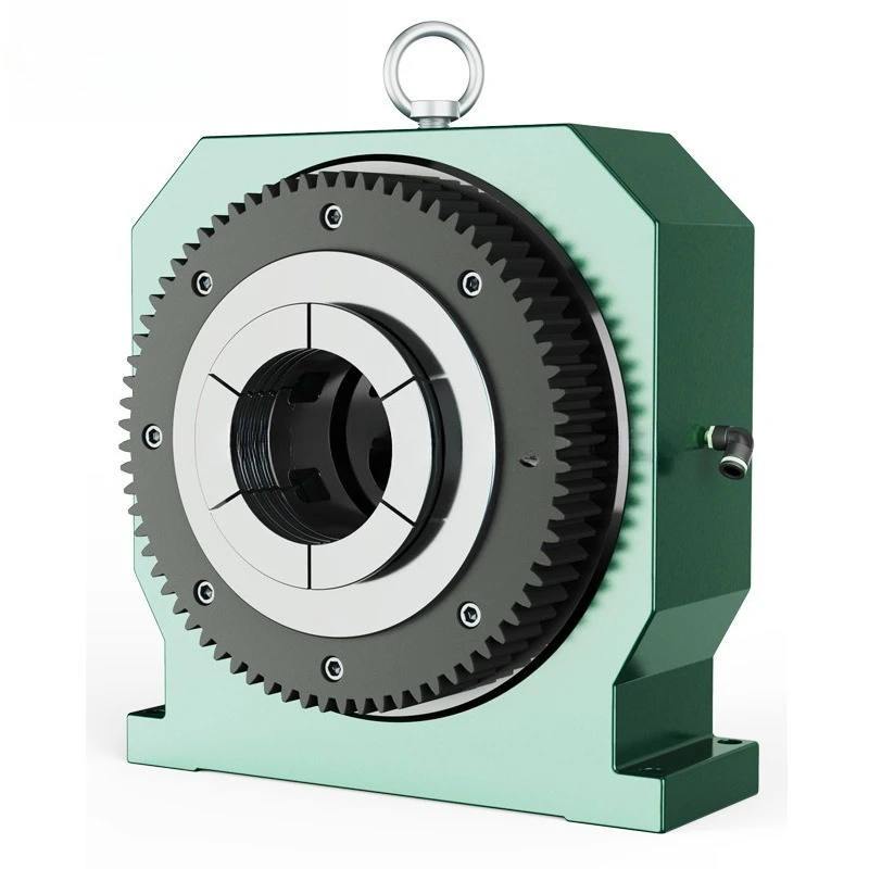 Both ends of the bidirectional spindle chuck seat are machined at the same time, and both ends are machined
