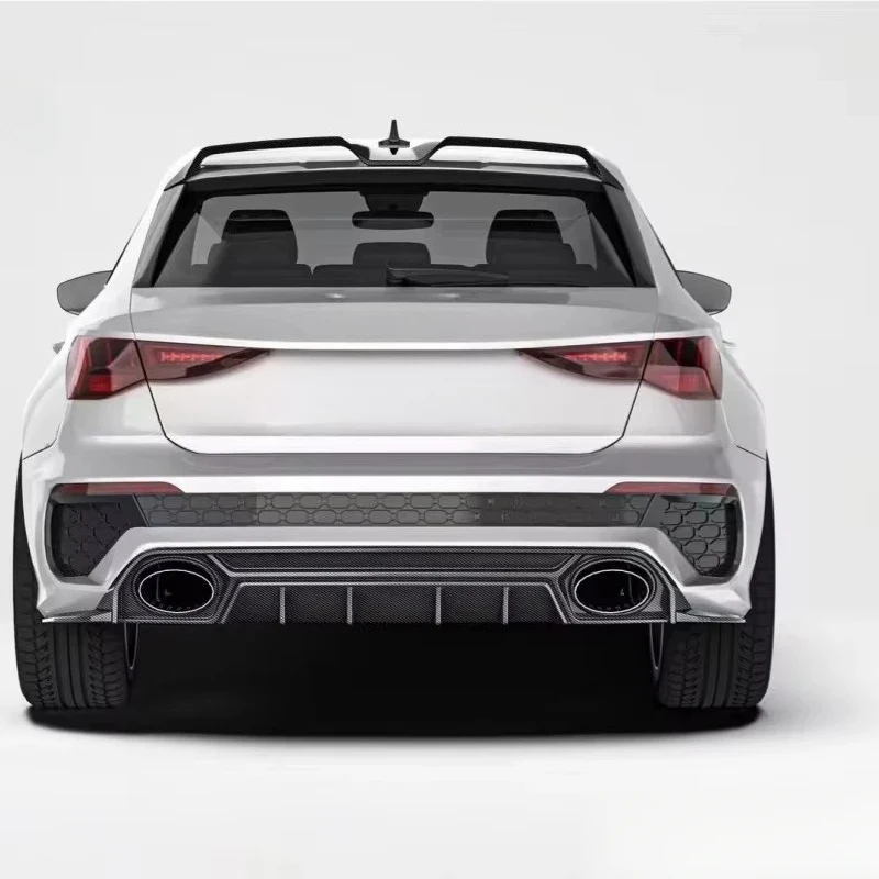 

High Quality Dry Carbon Fiber PK Style Rear Diffuser Lip For 8Y
