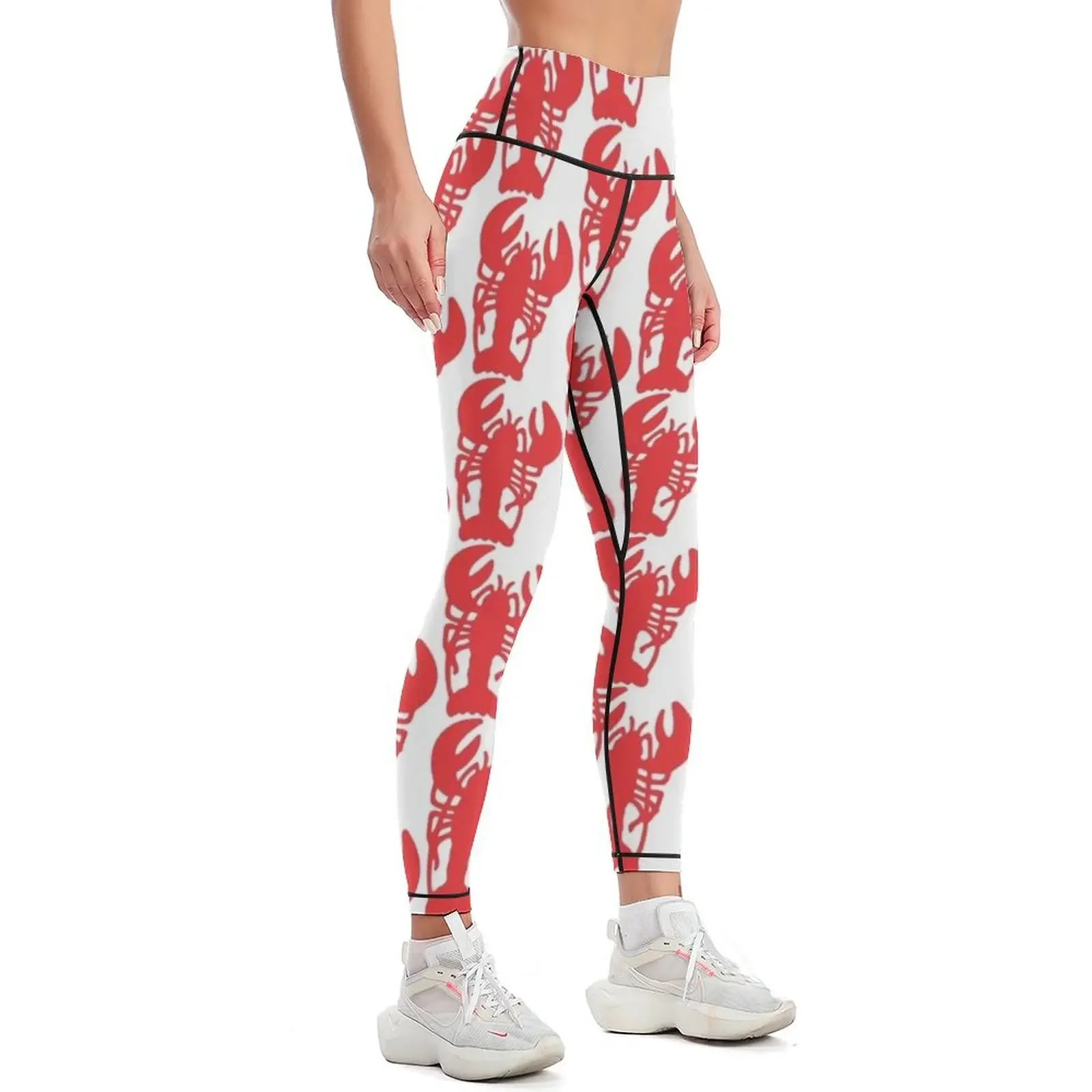 Red Lobster Leggings harem pants sports for sports tennis for Womens Leggings