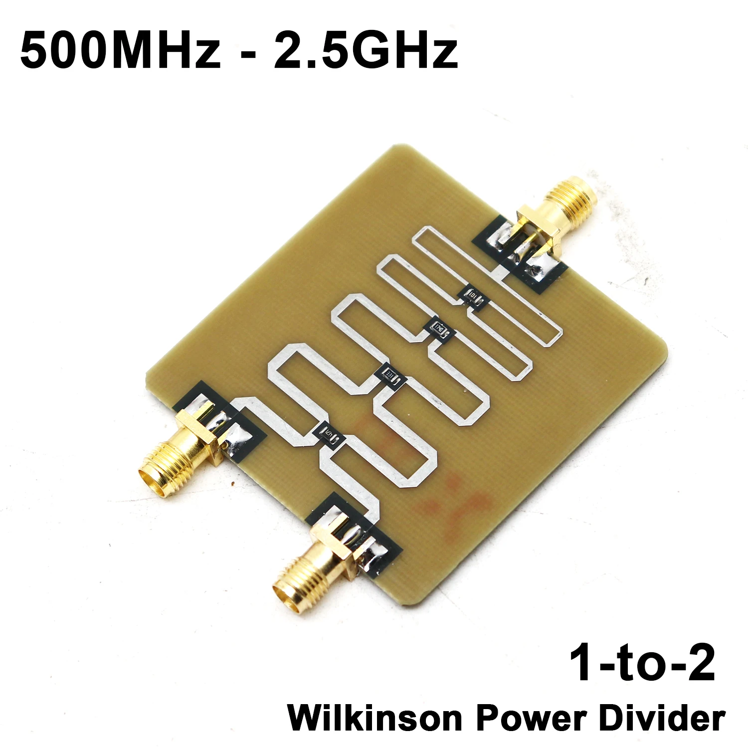 0.5-2.5Ghz Wilkinson Power Divider SMA RF Microwave Signal Combiner for GSM CDMA PHS WLAN Wi-Fi 2.4Ghz System RF Power Splitter
