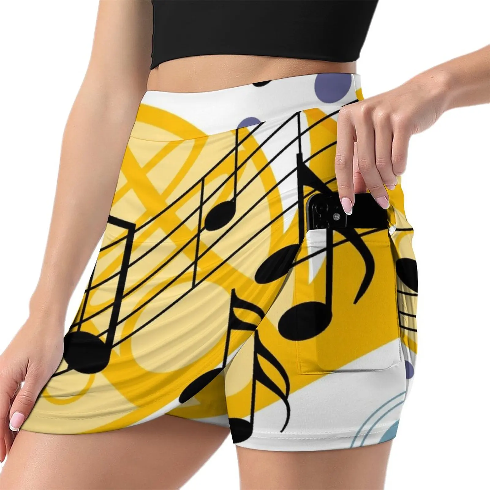 Musical Notes Mini Skirt elegant party dresses for women 2025 Clothing