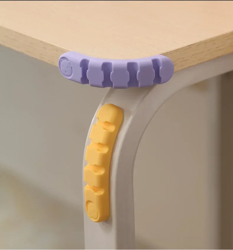 

Silicone Desktop Cable Wire Organizer Organiser Fixer Data Cable Organizer Fixed Headphone Wire Clip Gods of Cable Management