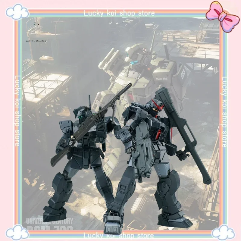 AK HG Midnight Spartan Jim Water Patch 1/144 Assembly Model Joint Mobile Mech Warrior Robot PVC Collectible Model Boy Toys Gifts