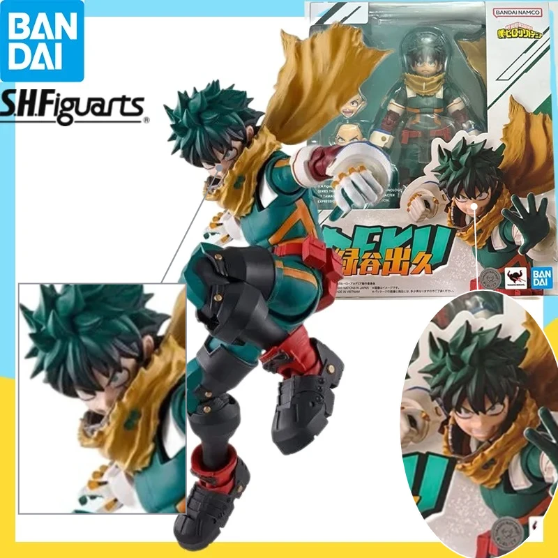 

In Stock Bandai S.H.Figuarts Izuku Midoriya Deku Action Figure My Hero Academia SHF Anime Figure Action Model Collectible Toys