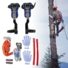 Herramientas de escalada de árboles Kit de equipo de escalada de árboles portátil ajustable Equipo de escalada con arnés y correa 1