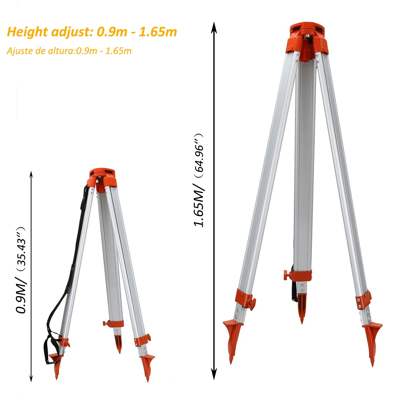 Samger 360 Rotary Laser Level 500M Range Green/Red Beam Self-Leveling Vertical Horizontal Cross Line Measurement Tools+Tripod