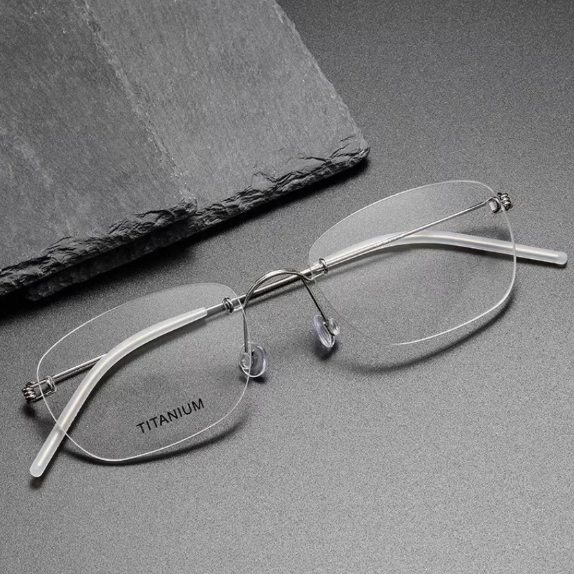 

297 Business Rimless Glasses Frames