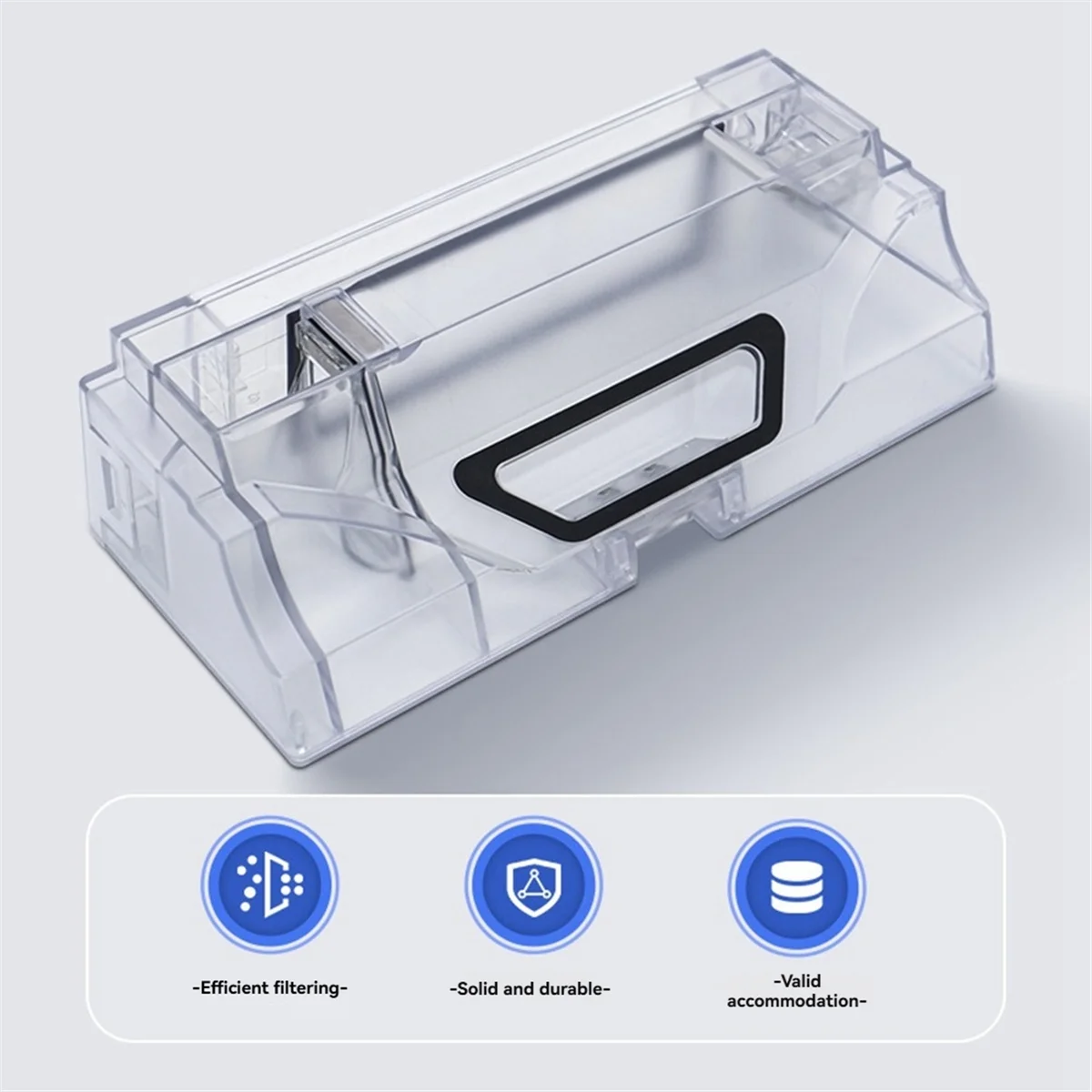 D10 Plus 먼지 상자 용 FZFZ 로봇 진공 청소기 액세서리 교체 부품 쓰레기 먼지 상자