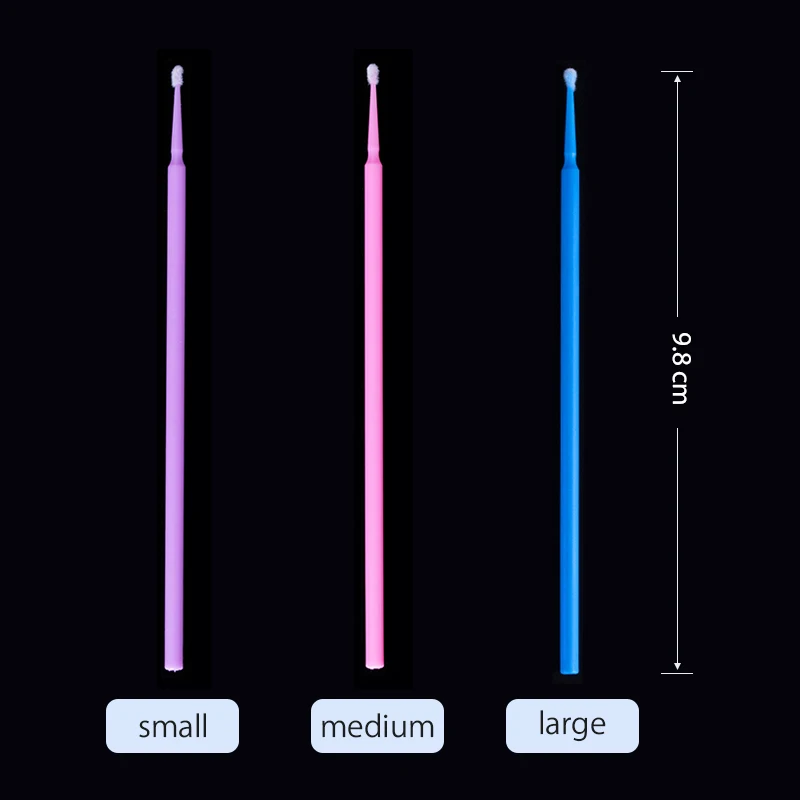 100 шт. одноразовые микрокисти ватные палочки для наращивания ресниц клей для ресниц чистящие бриллиантовые палочки инструменты для макияжа