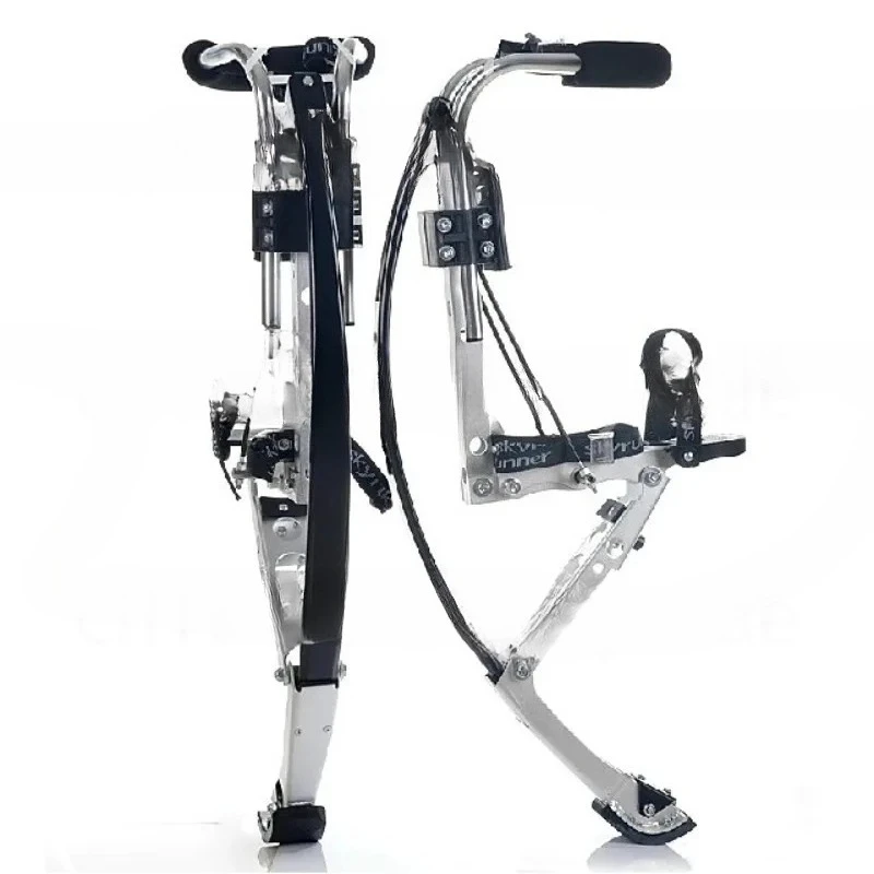 Running Spring Stilts Aluminum Alloy Bouncing Elastic Shoes Bouncing Dragon Adult Sports Jumping Fitness Equipment