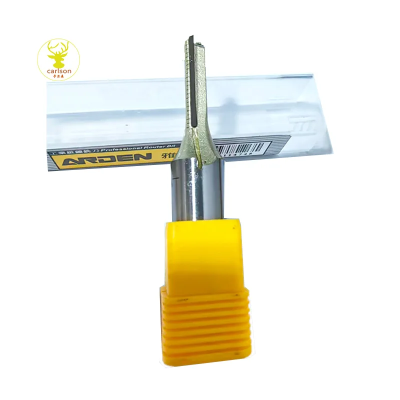 Arden Carbide CNC Woodworking Cutting Tool Double Flute Straight Groove Router Bit Milling Cutter for Wood Carving
