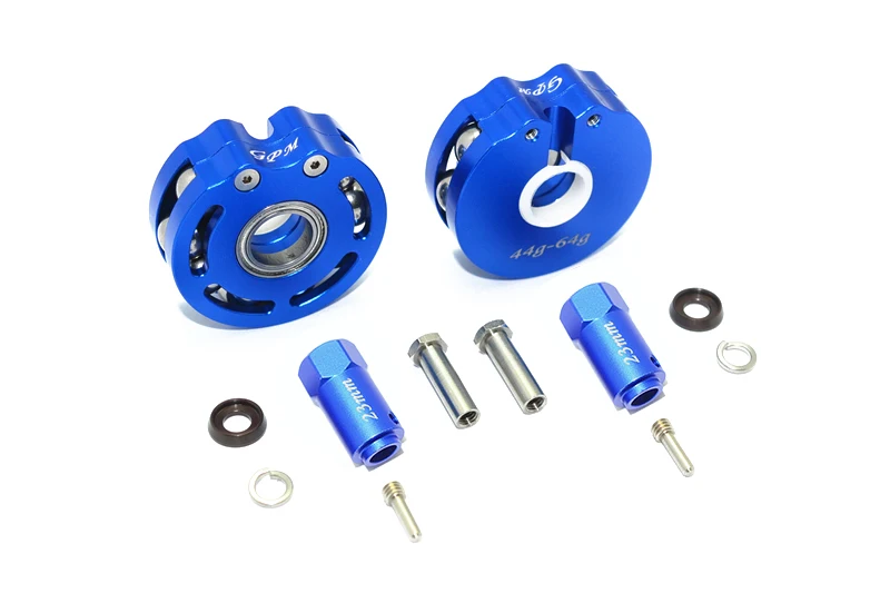 GPM 1/10 TRX4 DEFENDER TRAIL CRAWLER-82056-4 ALUMINUM PENDULUM WHEEL KNUCKLE AXLE WEIGHT + 23MM HEX ADAPTER