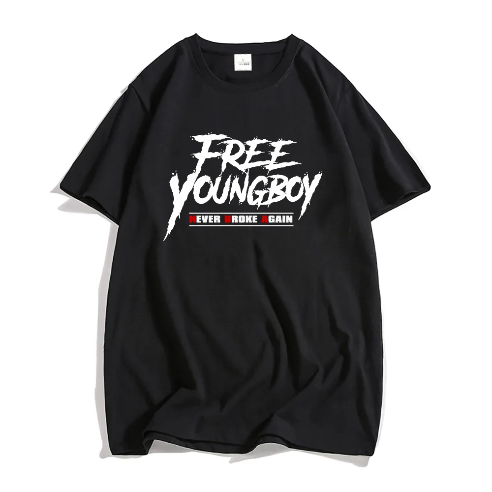 YoungBoy Never Broke Again Rapper T-shirt Free YoungBoy More Leaks Album 2025 Tshirt Cotton Soft Summer T Shirt Men Women Tees