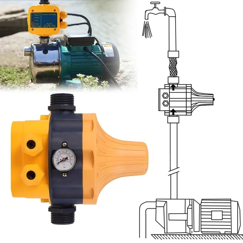 220V Intelligent Adjustable Pressure Water Pump - Auto Pressure Controller/Switch (Water Pump)