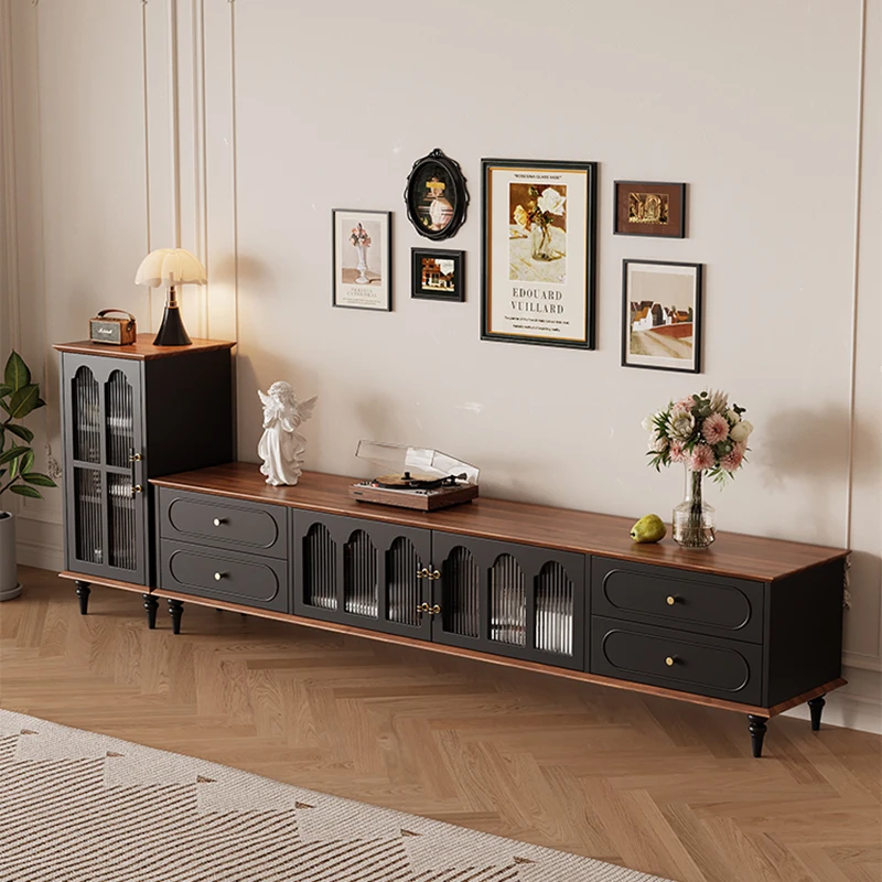 

Storage Mobile Tv Stands Living Room Modern Display Luxury Drawers Designer Wood Tv Table Universal Muebles Trendy Furniture