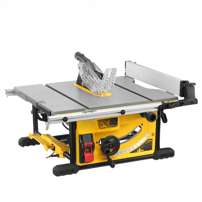 Woodworking table saw Household small wood cutting machine 10 inch push table saw DW74 rotor carbon brush