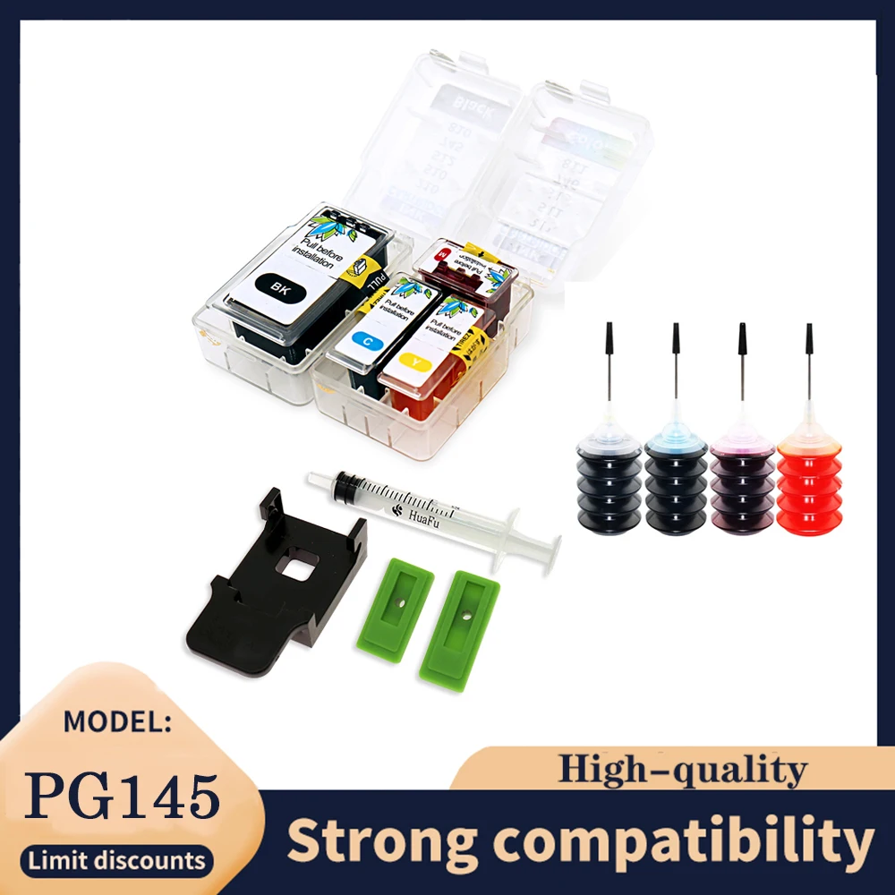 

PG145 CL146 Smart Refill Kit Картриджи с чернилами Pg145 XL Cl146 XL для принтера Canon Pixma MG2410 MG2510 TS3110 IP2810 MG2910 MG3010