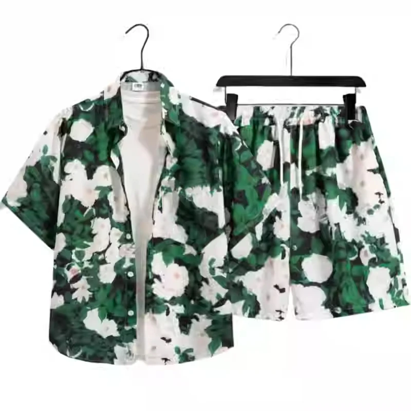 Summer Hot Sale Hawaiian Shirt Suit Men 3d Anime Cartoon Pig Men's T-shirt 2025 Beach Oversized Funny Blouse Womens Clothes